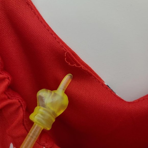 City Studio Coral Pink Floral Tie Back Dress Women Size XL NWT - Picture 6 of 11